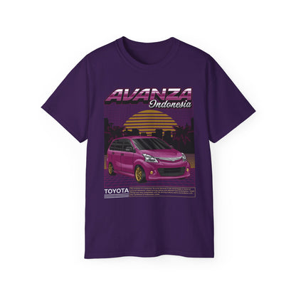 Retro Toyota Avanza Graphic Tee - Perfect T-shirt for Car Enthusiasts - CreativeRino