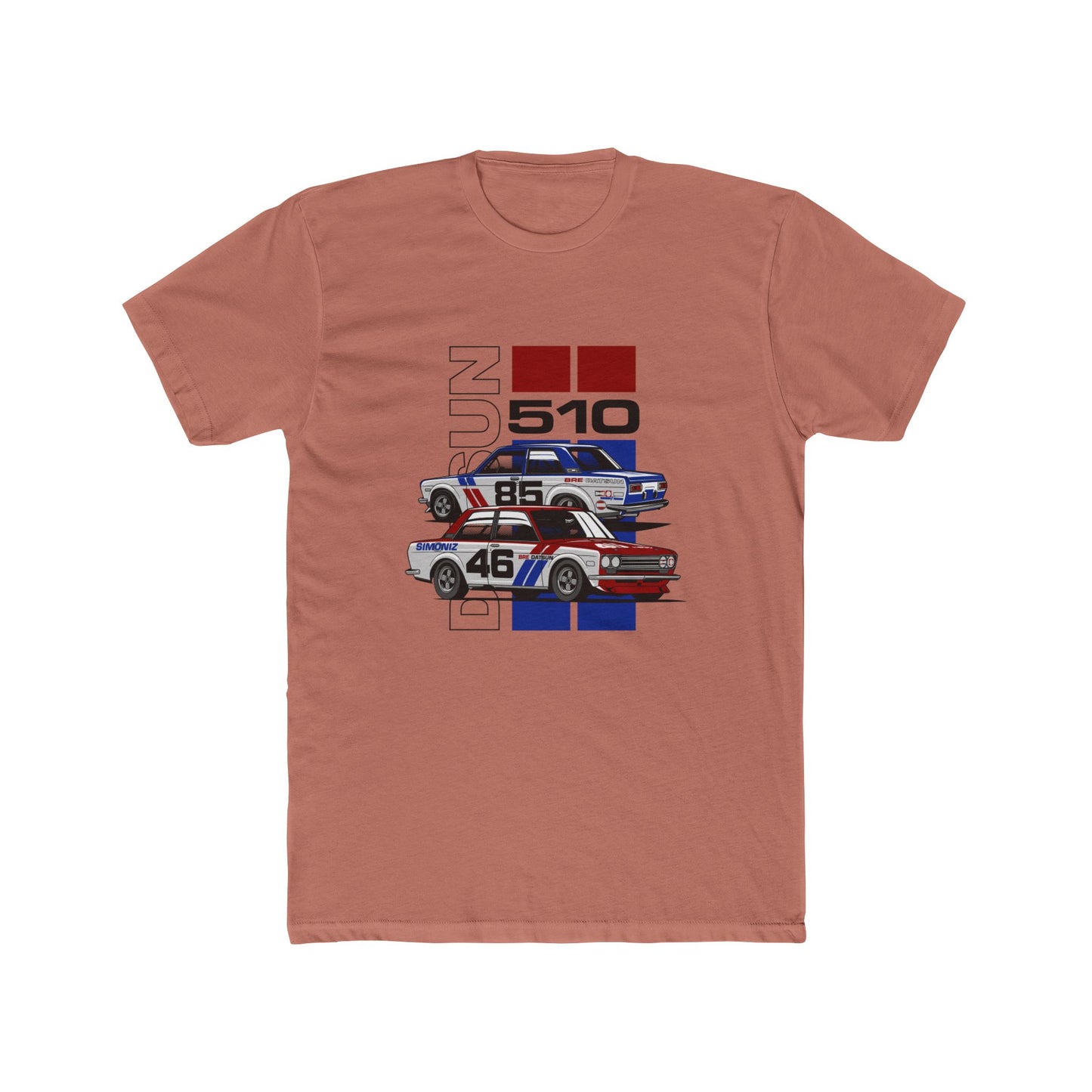Retro Car Graphic Unisex Cotton Crew Tee - Perfect T-shirt for Auto Enthusiasts - CreativeRino