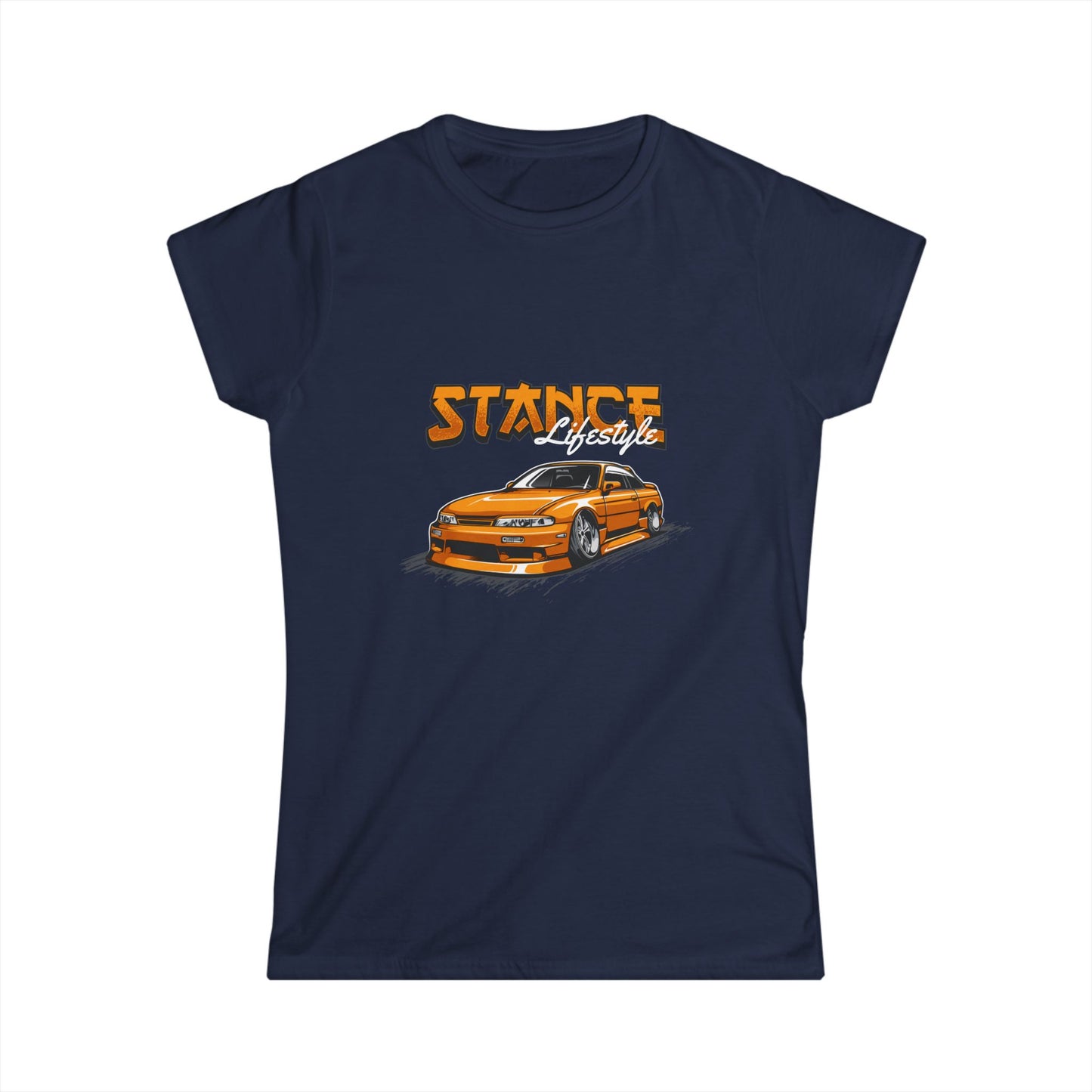 Stance Lifestyle Women's Softstyle Tee - Car Enthusiast T-shirt - CreativeRino