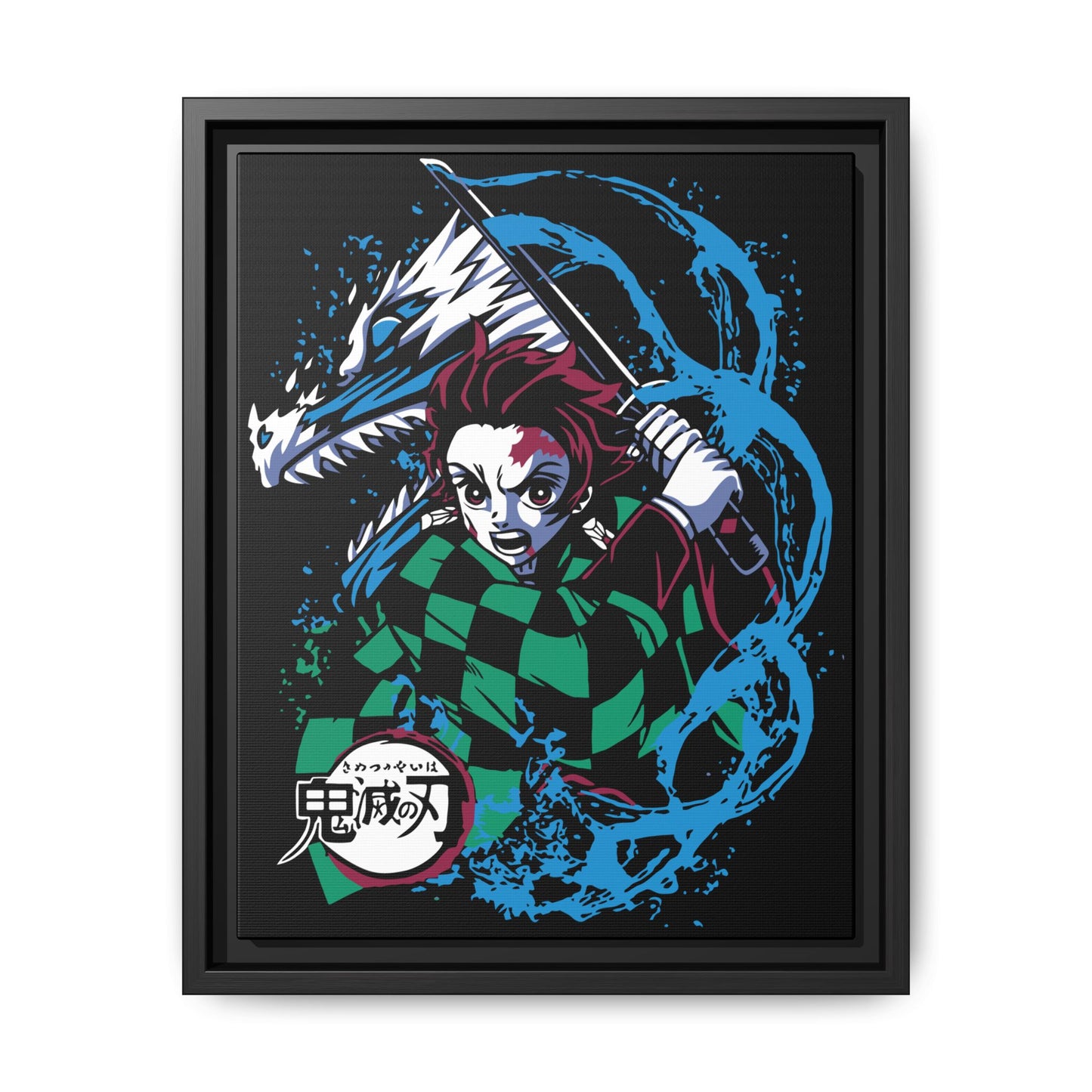 Demon Slayer Framed Anime Canvas Art - Anime Inspired Decor - CreativeRino