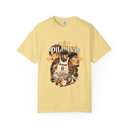 Philippines Graphic T-shirt - Vintage Style for Jordan Clarkson Basketball Fans tee - CreativeRino