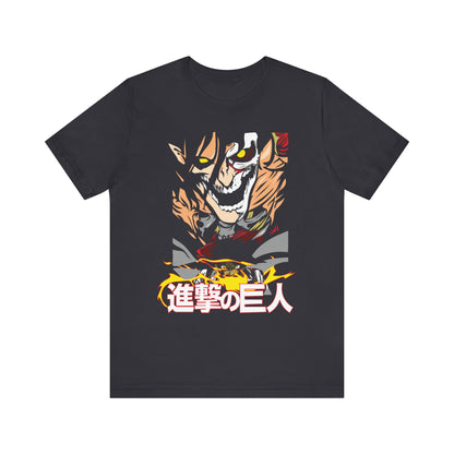 Attack on Titan Unisex Jersey Tee - Epic Anime Graphic T-Shirt - CreativeRino