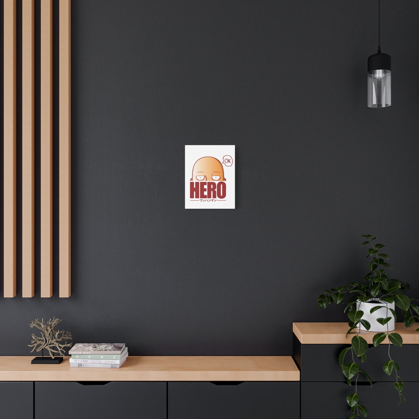 One punch Hero Wall Art Canvas - Fun Home Decor for Anime Fans - CreativeRino