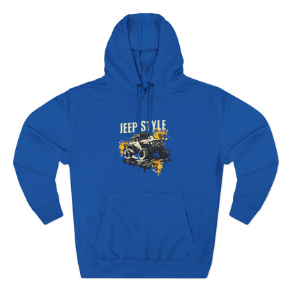 Men's Jeep Style Fleece Hoodie - Adventure Ready Apparel - CreativeRino