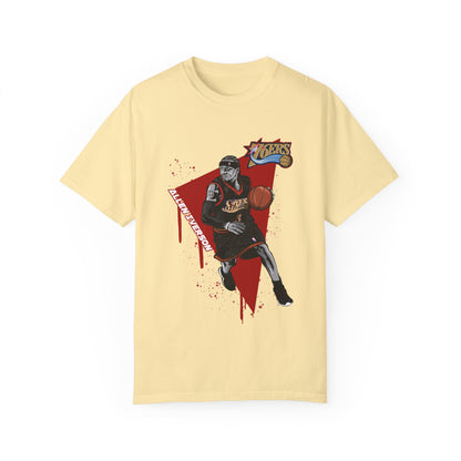 Allen Iverson Basketball Unisex T-shirt - Sports Fan Tee with Graphic Print - CreativeRino
