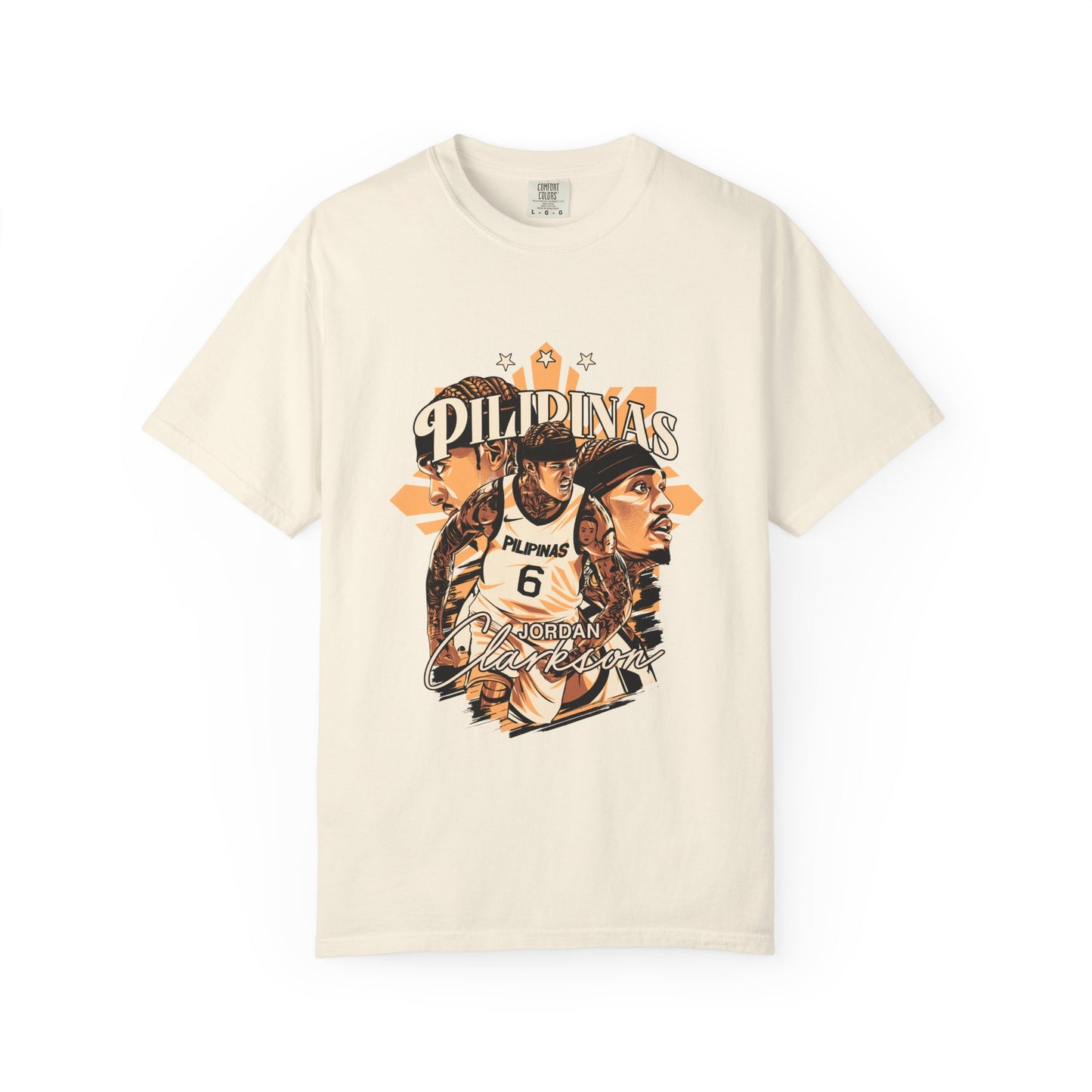 Philippines Graphic T-shirt - Vintage Style for Jordan Clarkson Basketball Fans tee - CreativeRino