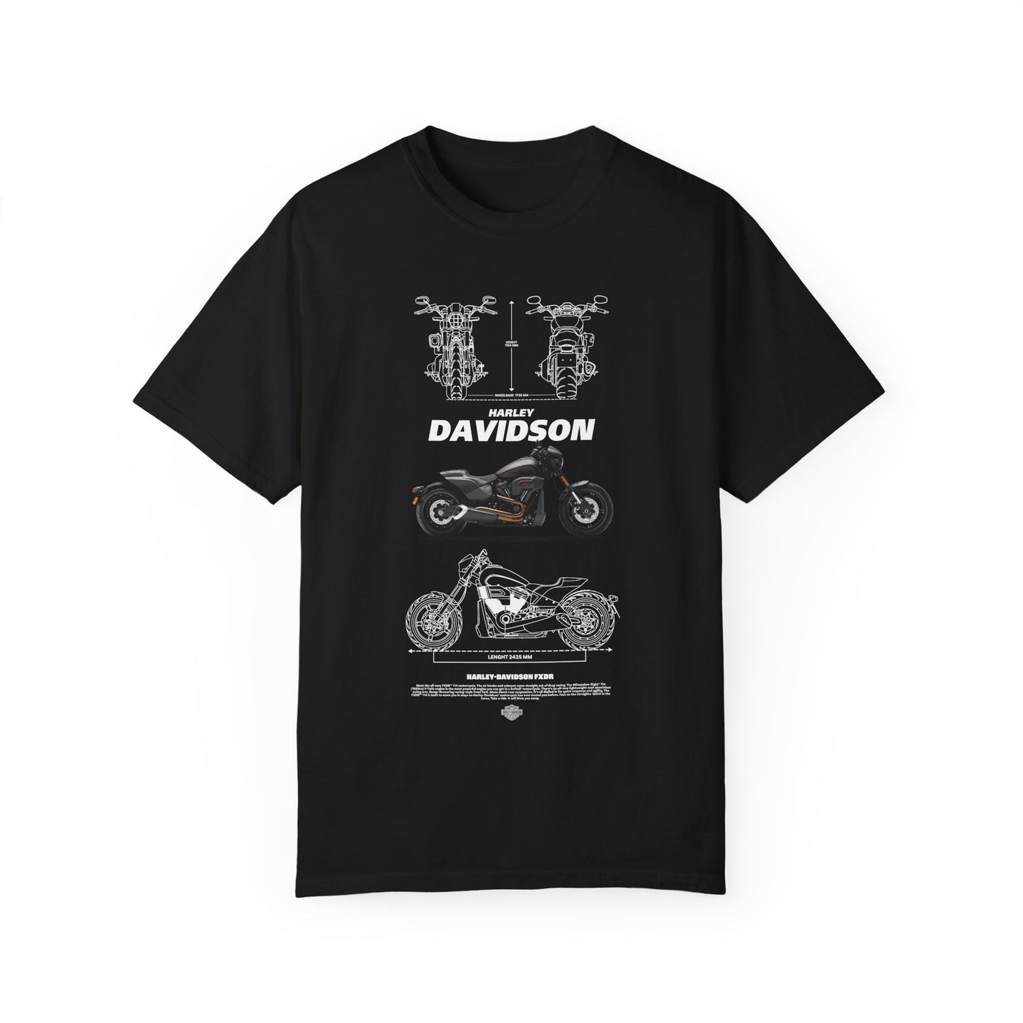 Harley Davidson Vintage Motorcycle Unisex T-Shirt - CreativeRino