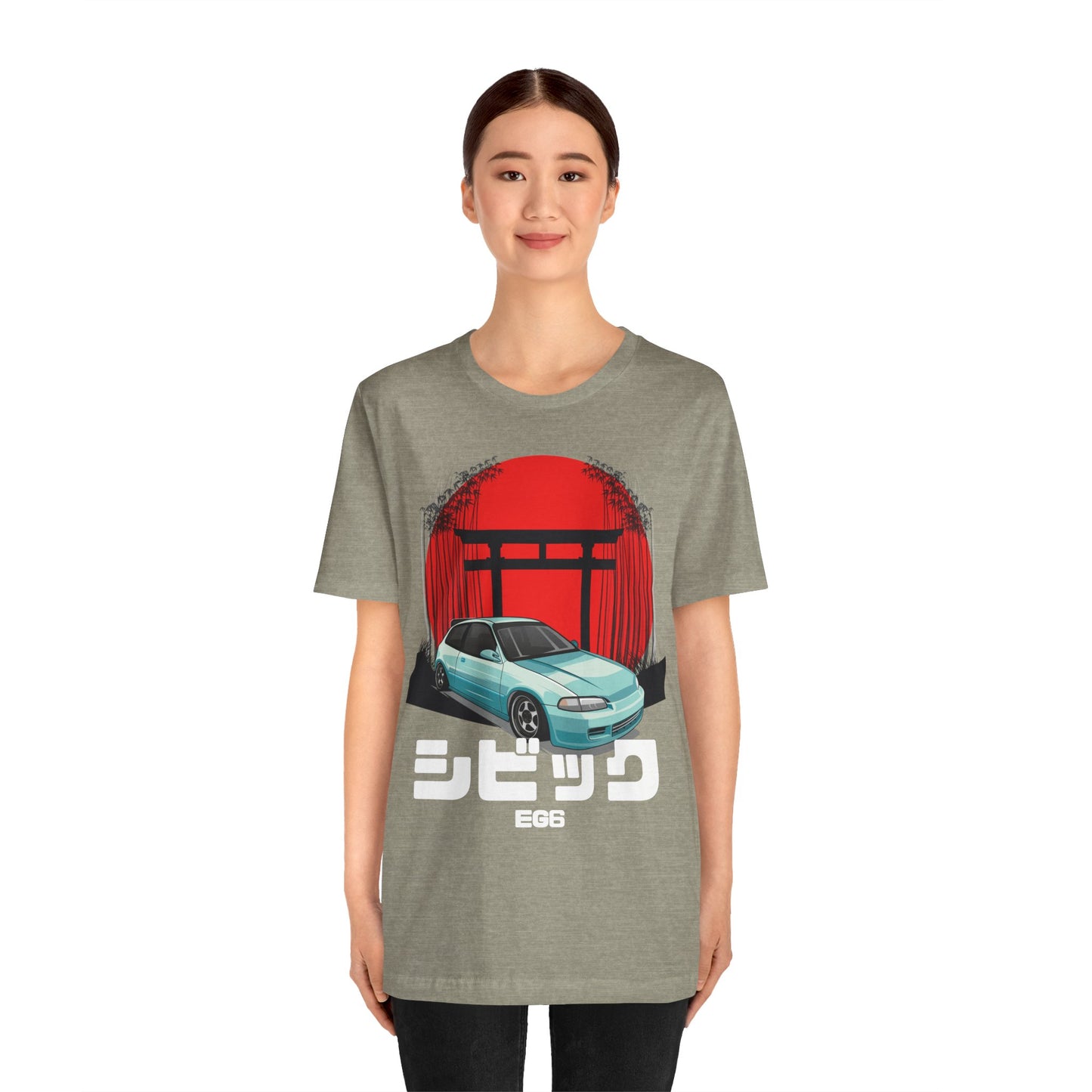 Hinda Civic Estilo Car Art Tee - Retro Aesthetic Automotive T-Shirt - CreativeRino
