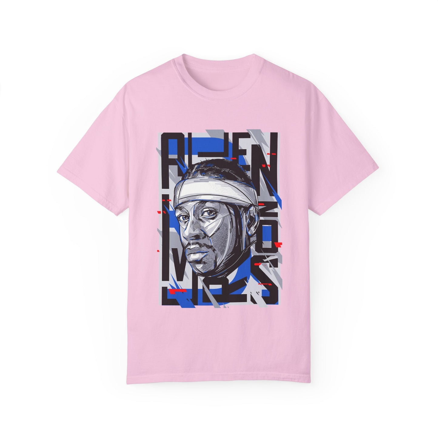 Allen Iverson Unisex Garment-Dyed T-shirt with Graphic Design | Perfect Tee for Sports Fans & Streetwear Enthusiasts - CreativeRino