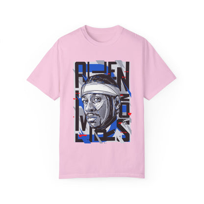 Allen Iverson Unisex Garment-Dyed T-shirt with Graphic Design | Perfect Tee for Sports Fans & Streetwear Enthusiasts - CreativeRino