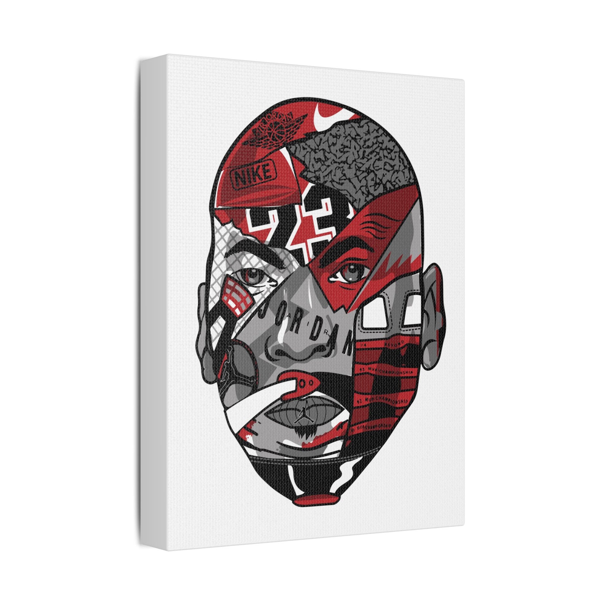 Michael Jordan Satin Canvas Art: Inspired by Basketball Legends - CreativeRino