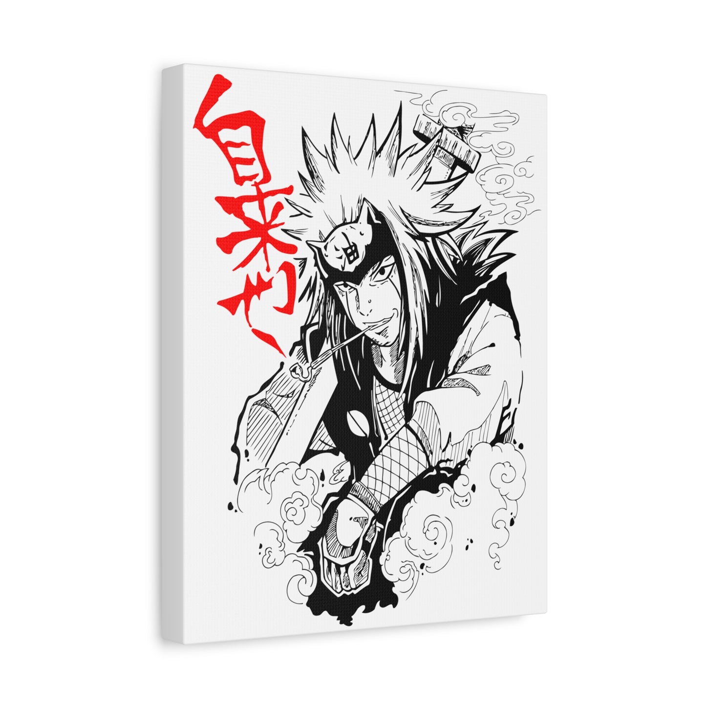 Anime Art Canvas Print - Naruto Matte Stretched Wall Decor - CreativeRino