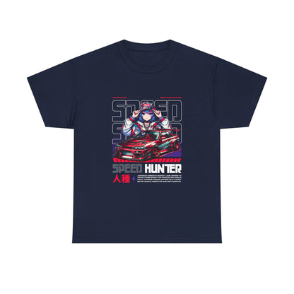 Speed Hunter Unisex Heavy Cotton Tee - Perfect T-shirt for Car Enthusiasts - CreativeRino