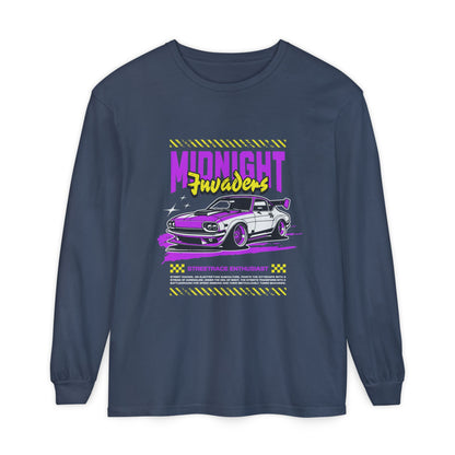 Midnight Fruders Car Graphic Unisex Long Sleeve T-Shirt - Perfect for Auto Enthusiasts - CreativeRino