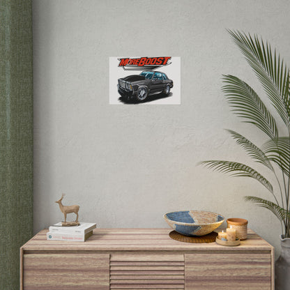 MoreBoost Automotive Rolled Poster - Stylish Car Art for Enthusiasts - CreativeRino