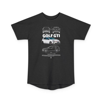Volkswagen Golf GTI Urban Car Print Unisex Long Body Tee - CreativeRino