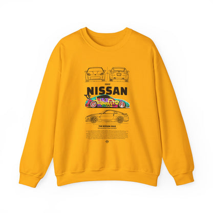 Vintage Nissan 350Z Graphic Unisex Heavy Blend™ Crewneck Sweatshirt - CreativeRino