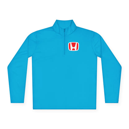 Honda Unisex Quarter-Zip Pullover with Logo - Stylish Comfort for Everyday Wear - CreativeRino