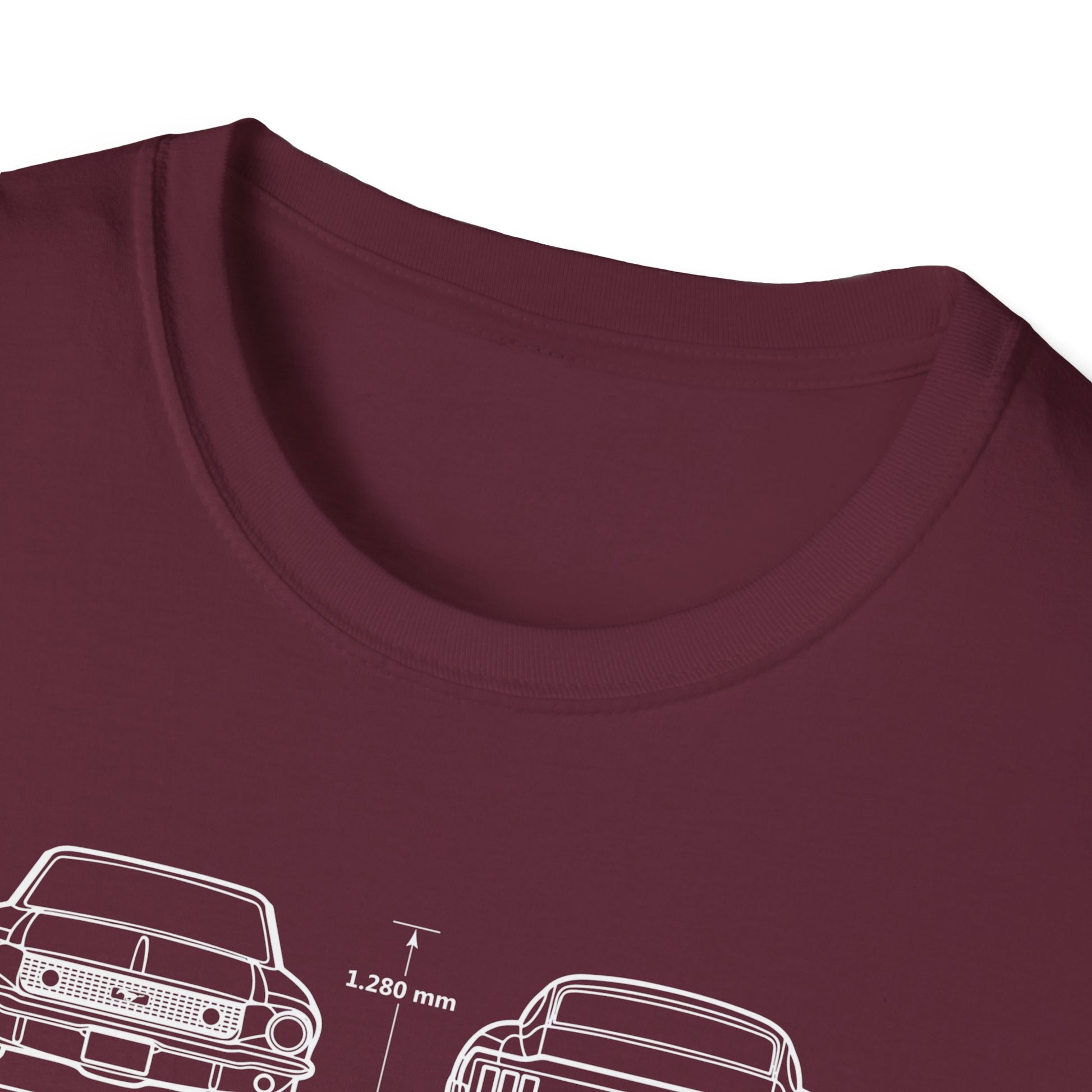 Ford Mustang Shelby GT350 Unisex Softstyle T-Shirt - Car Lovers Tee - CreativeRino