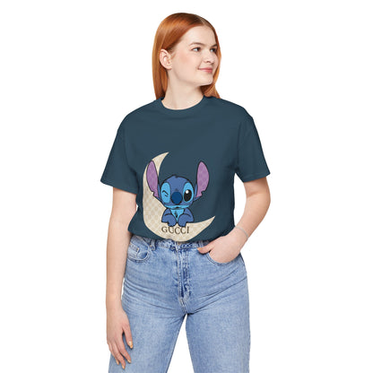 Stitch Gucci Unisex Jersey Short Sleeve Tee - CreativeRino