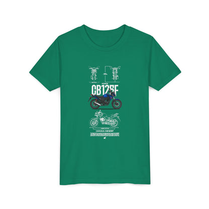 Honda CB125F Youth Motorcycle Graphic T-shirt - CreativeRino