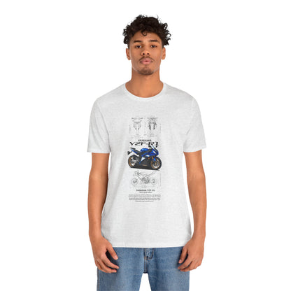 Yamaha YZF-R3 Motorcycle Unisex Tee - Perfect T-shirt for Riders and Fans - CreativeRino