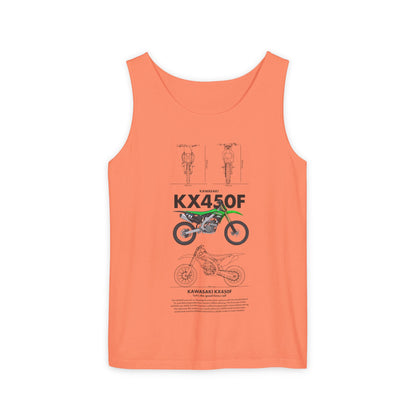 Kawasaki KX450F Motorcycle Graphic Unisex Tank Top - Perfect Tank Top for Riders and Outdoor Enthusiasts - CreativeRino
