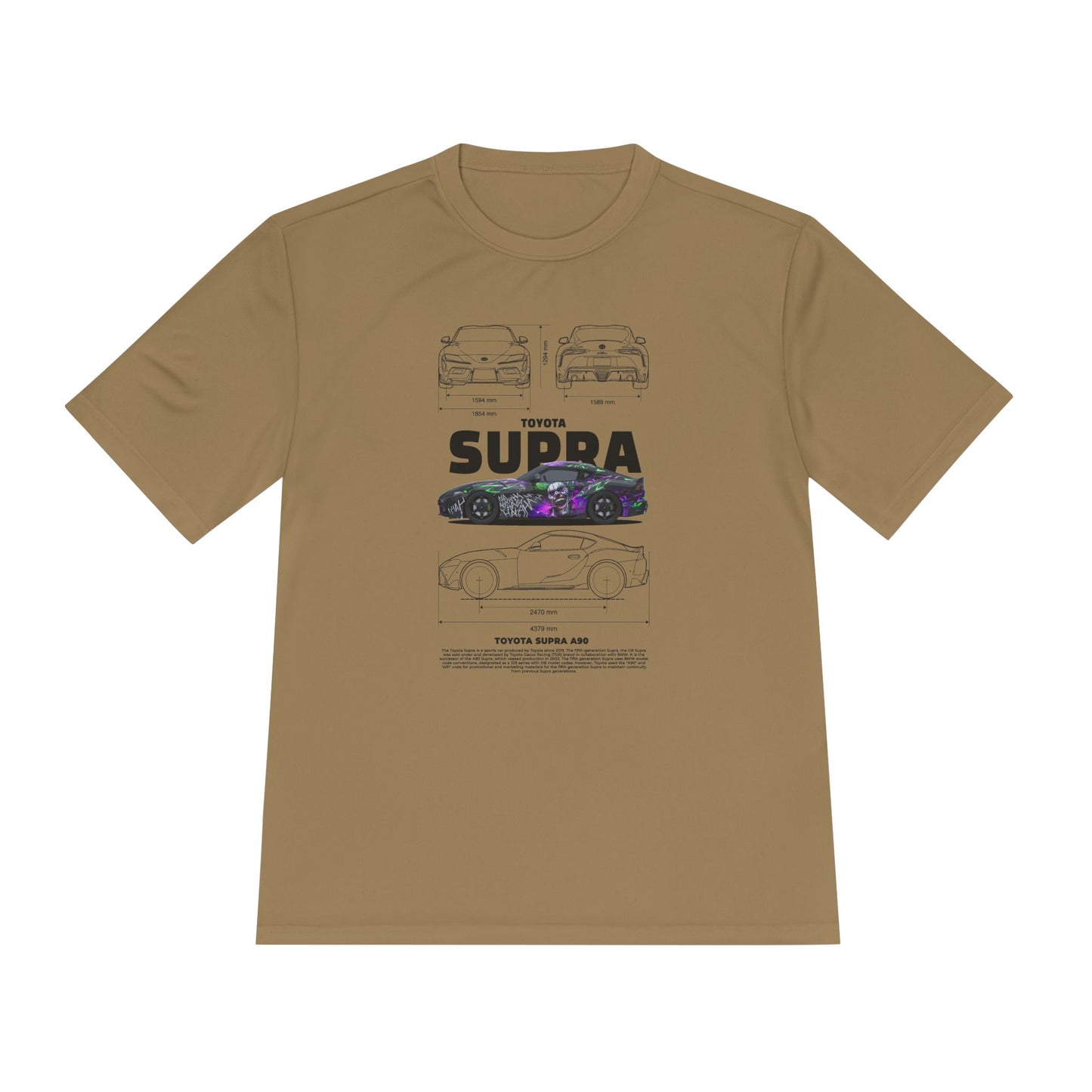 Toyota Supra Unisex Moisture Wicking Tee -  Perfect for Car Enthusiasts