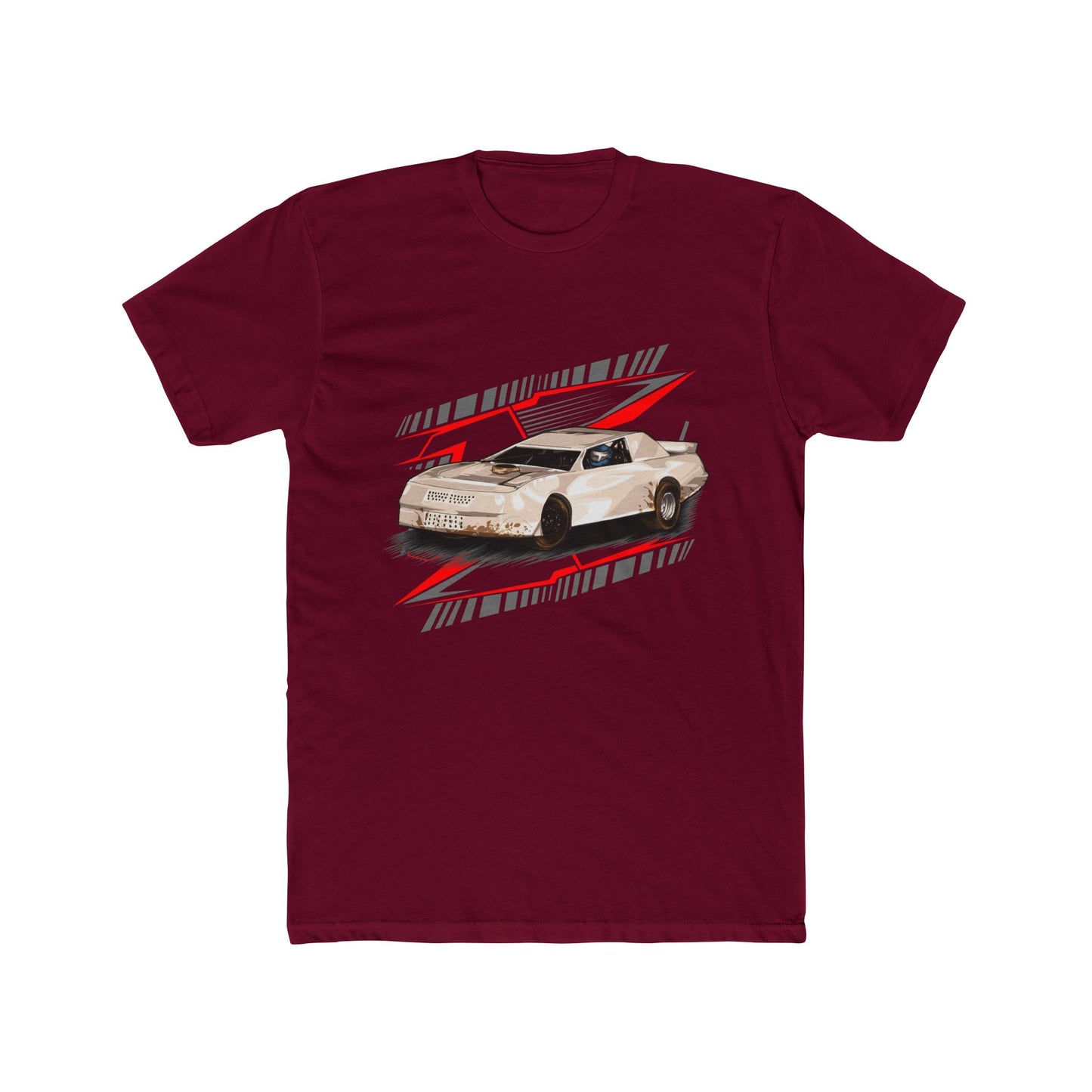Retro Race Car Unisex Cotton Crew Tee - CreativeRino