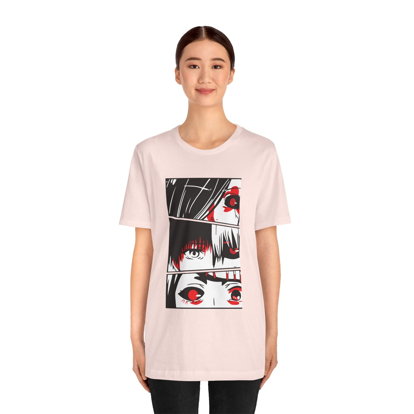 Eye-Catching Unisex Anime Tee - Stylish Graphic Design for Tokyo Ghoul Fans - CreativeRino