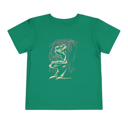 Anime Toddler Short Sleeve Tee - Attack on Titan Graphic T-shirt for Kids - CreativeRino