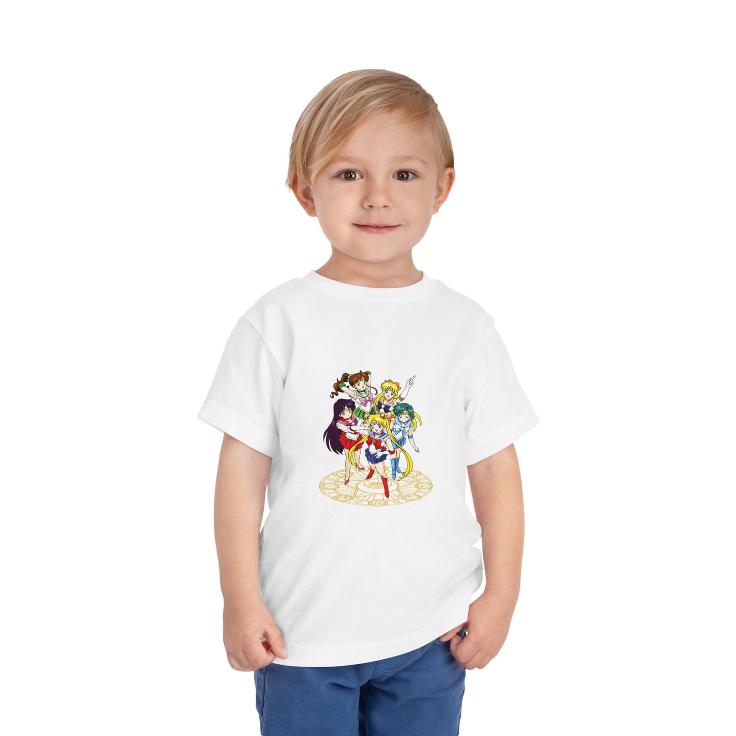 Sailor Moon Toddler Tee - Cute Short Sleeve T-shirt for Young Fans - CreativeRino