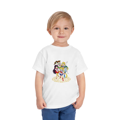 Sailor Moon Toddler Tee - Cute Short Sleeve T-shirt for Young Fans - CreativeRino