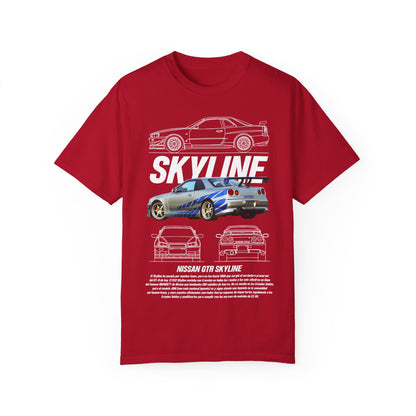 Nissan GTR Skyline Unisex  T-Shirt - Perfect T-shirt for Car Enthusiasts - CreativeRino