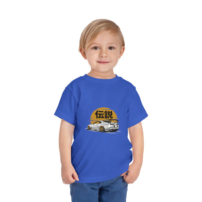 Toddler Racing Tee with Japanese Kanji Design - CreativeRino