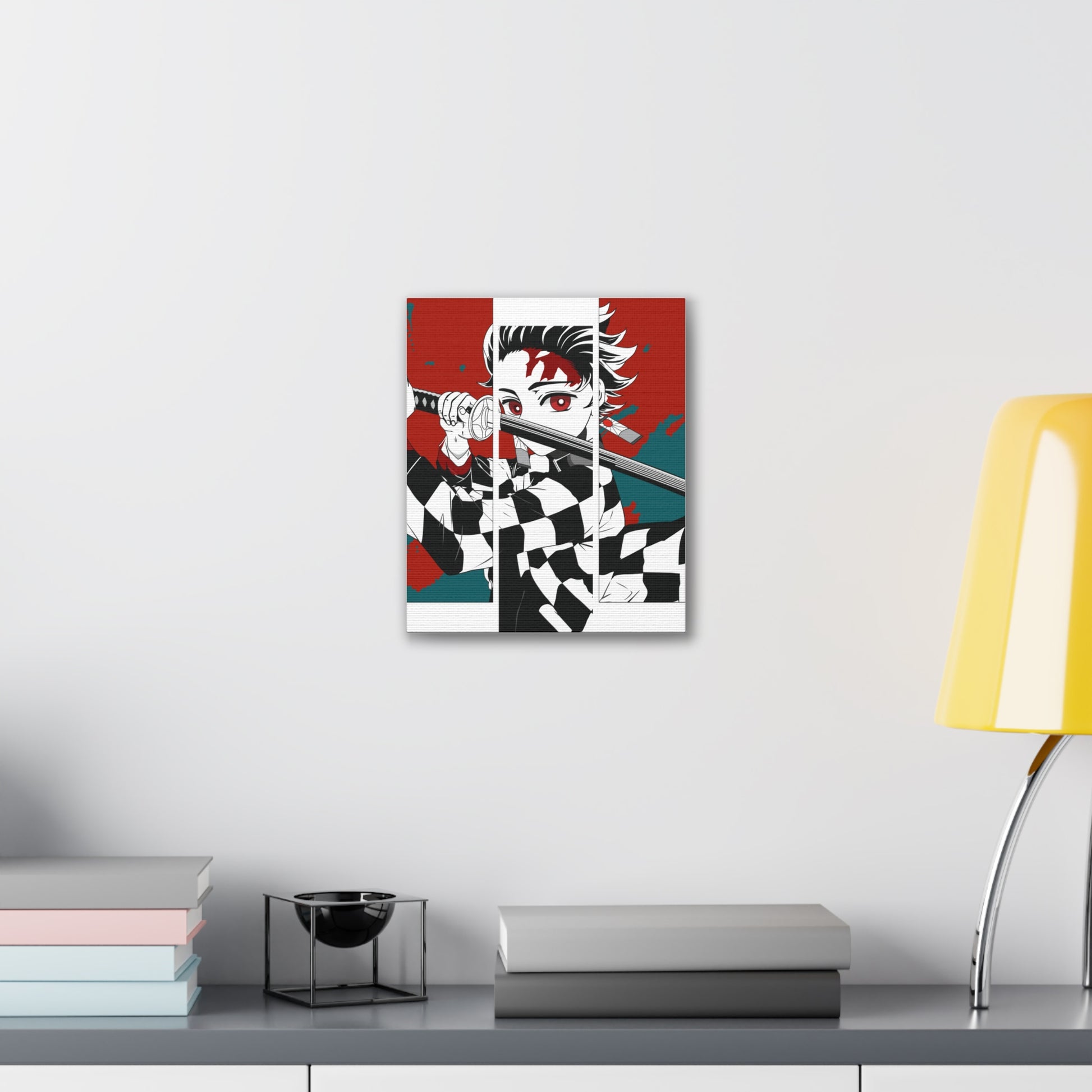 Demon Slayer Canvas Wall Art - Stretched Triptych - CreativeRino