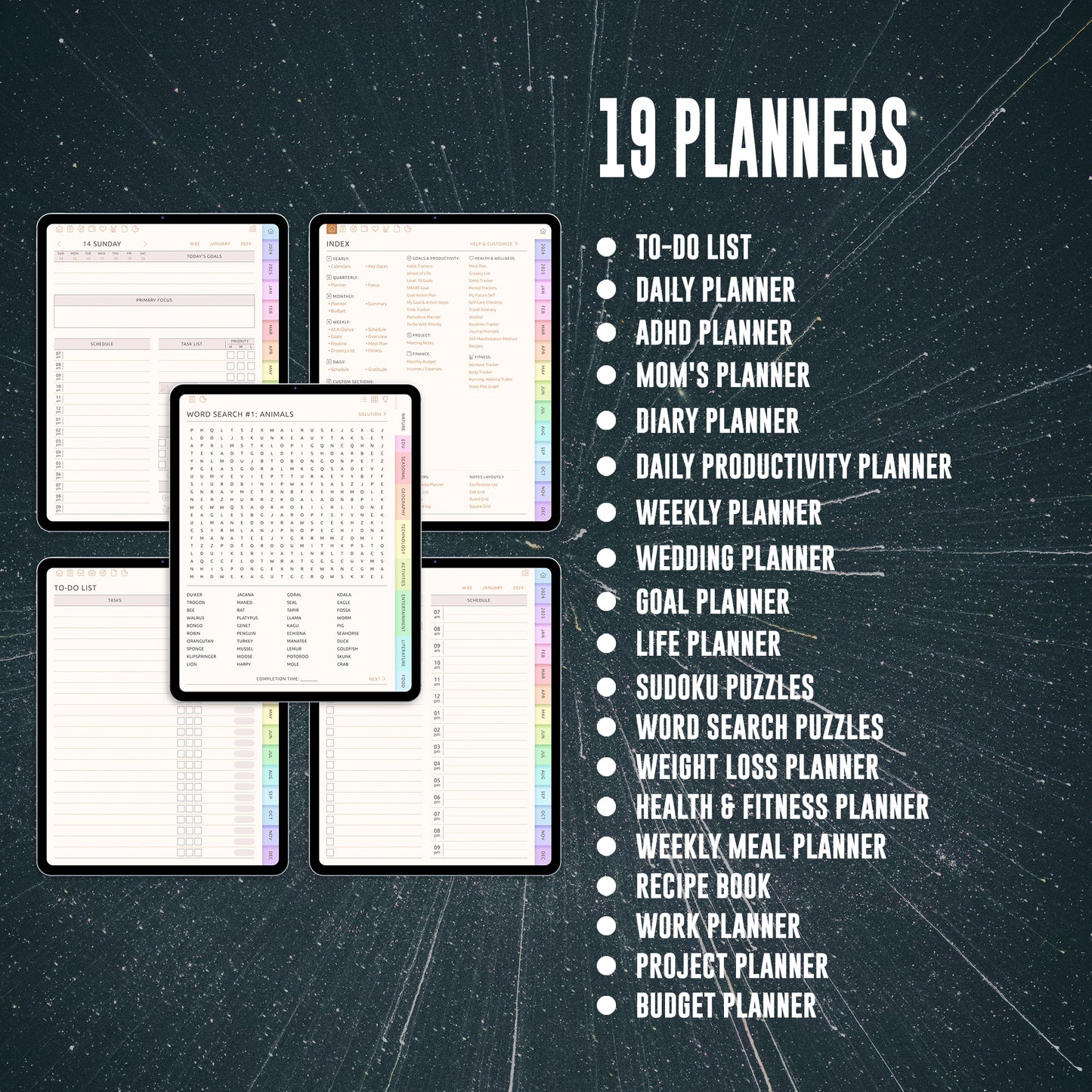 2025 Journal Bundle Printable Journal Planner Calendar Trackers Pages | 2025 Digital Planner Bundle - CreativeRino