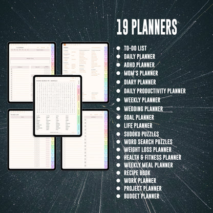 2025 Journal Bundle Printable Journal Planner Calendar Trackers Pages | 2025 Digital Planner Bundle - CreativeRino
