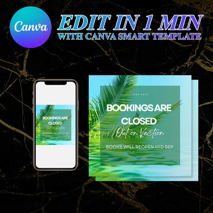 We Are On Vacation Flyer Template | We Are Closed Flyer CreativeRino