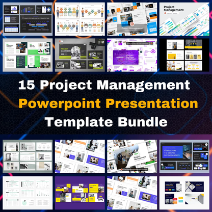 15 Project Management Powerpoint Presentation Template Bundle CreativeRino