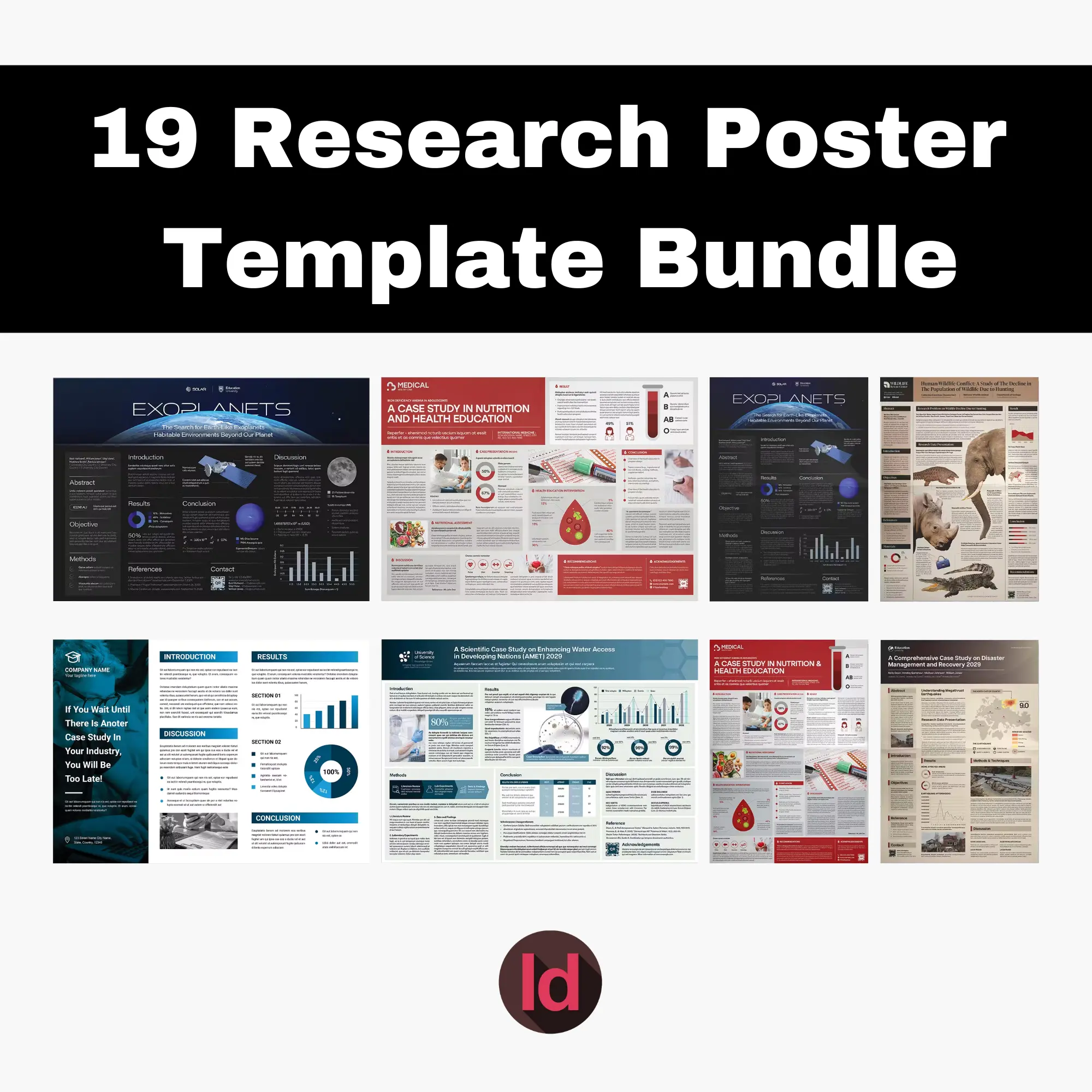 19 Research Poster Template Bundle | Academic Scientific Medical Resea ...