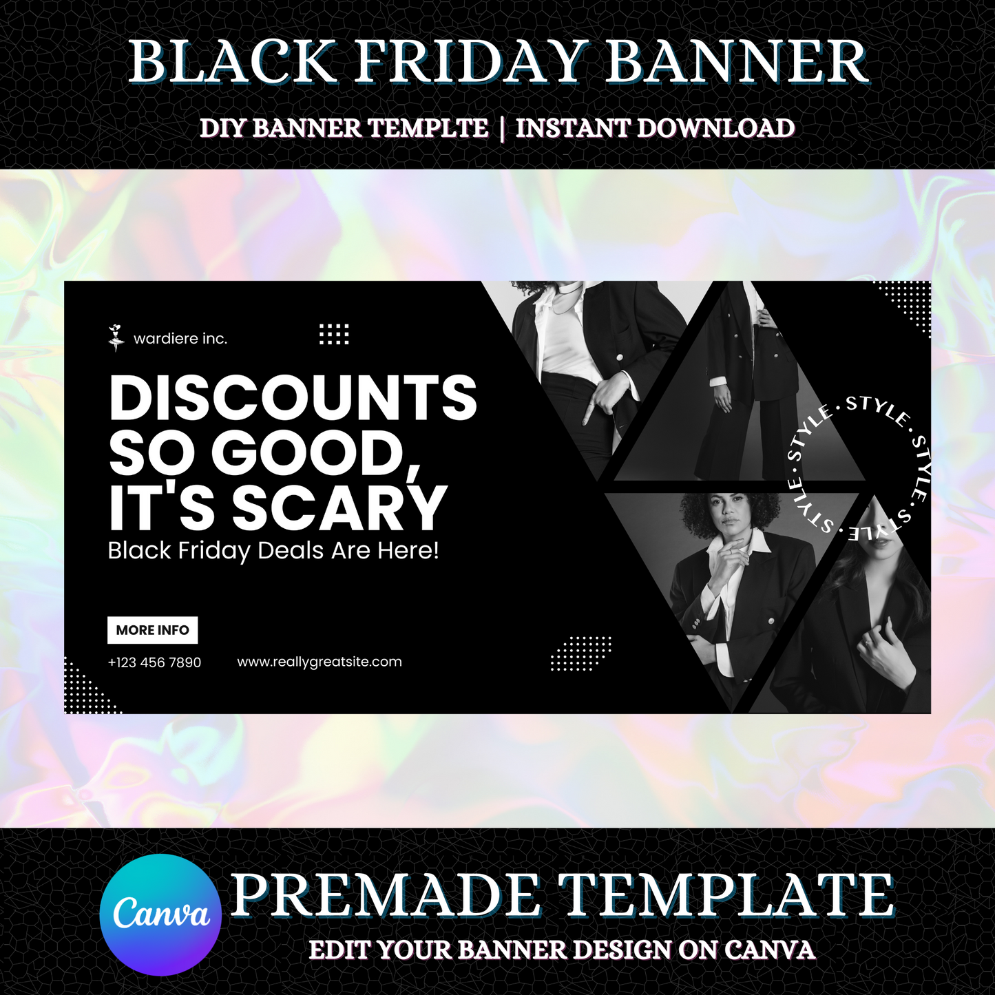 Black Friday Website Banner Template