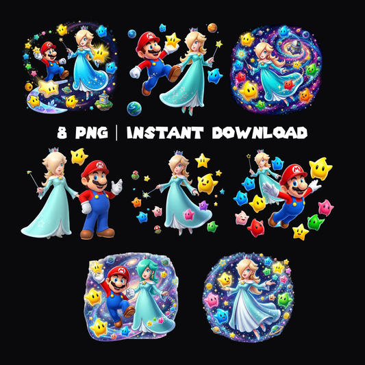 Princess Posalina PNG - Super Mario Galaxy PNG | Mario Space Theme Clipart CreativeRino