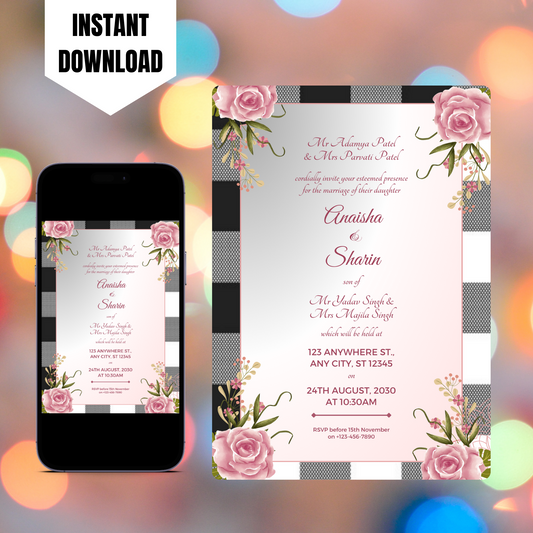 Mackenzie Wedding Invitation Template