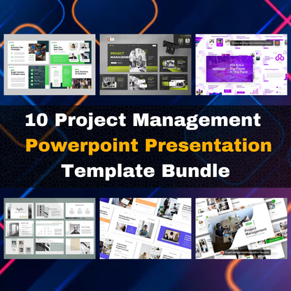 10 Project Management Powerpoint Presentation Template Bundle CreativeRino
