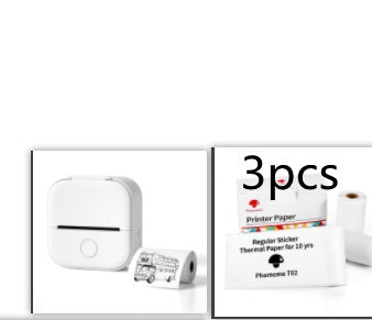 Portable Mini Thermal Label Printer Home Photo Printer Student Wrong Question Printer Bluetooth-compatible Mini Label Printer Price Tag CreativeRino