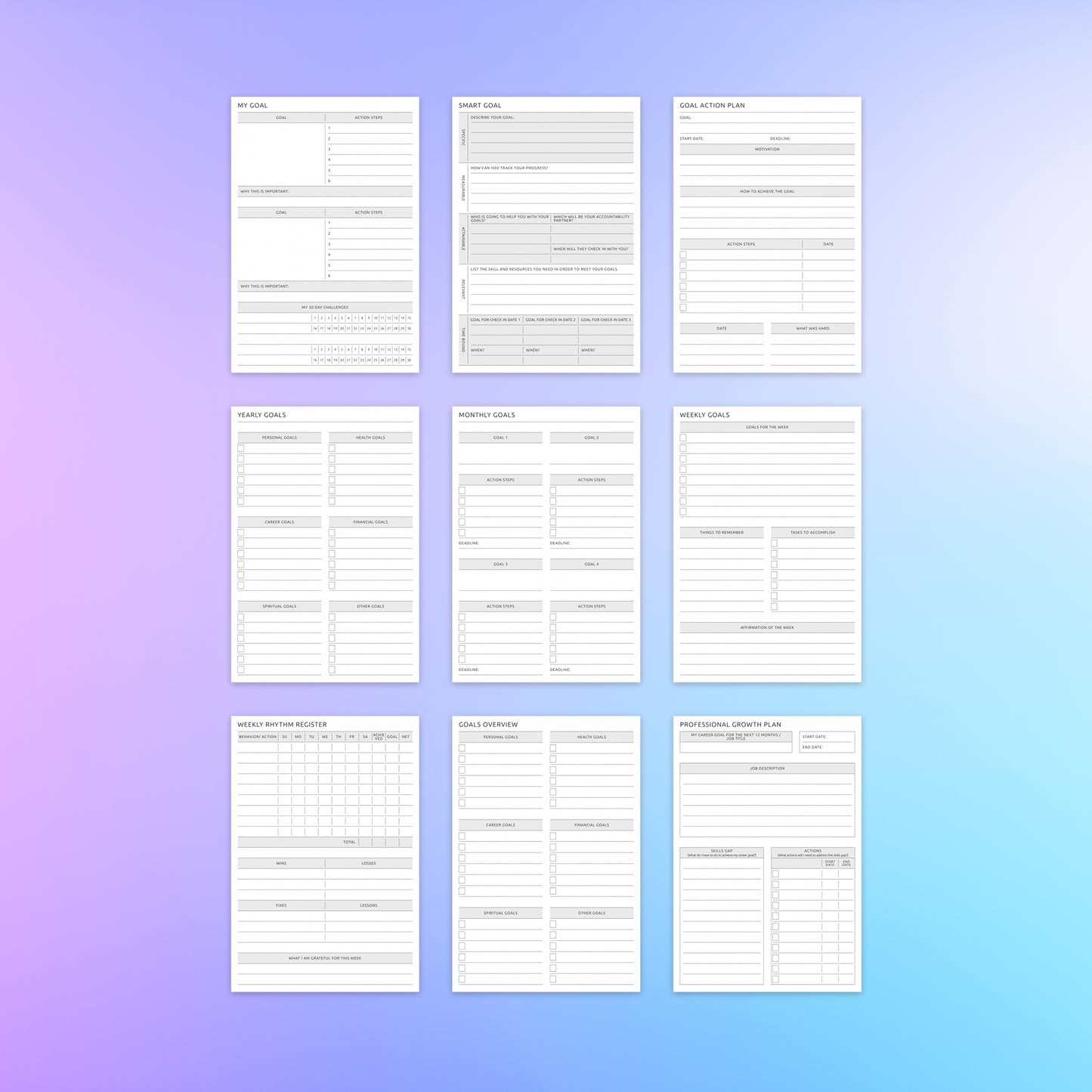 reMarkable 2 Work Planner Template