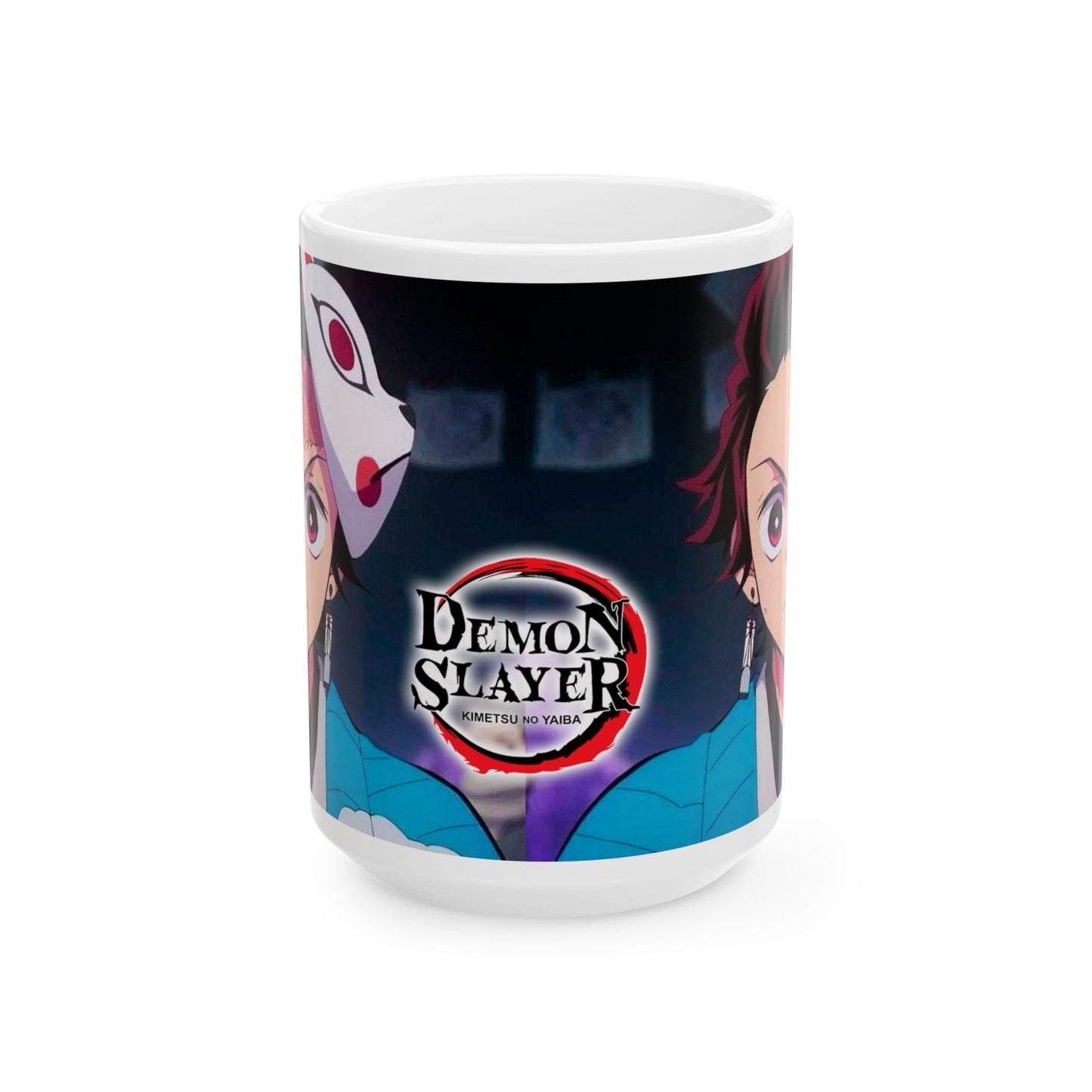 Demon Slayer Ceramic Mug - Anime-Inspired 11oz & 15oz Cups for Fans - CreativeRino