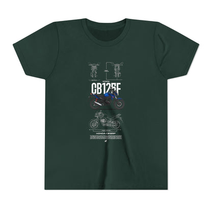 Honda CB125F Youth Motorcycle Graphic T-shirt - CreativeRino