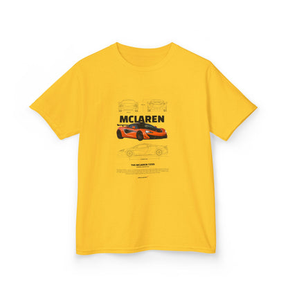 McLaren 720S Kids Race Car Tee - Perfect T-shirt for Young Car Enthusiasts - CreativeRino